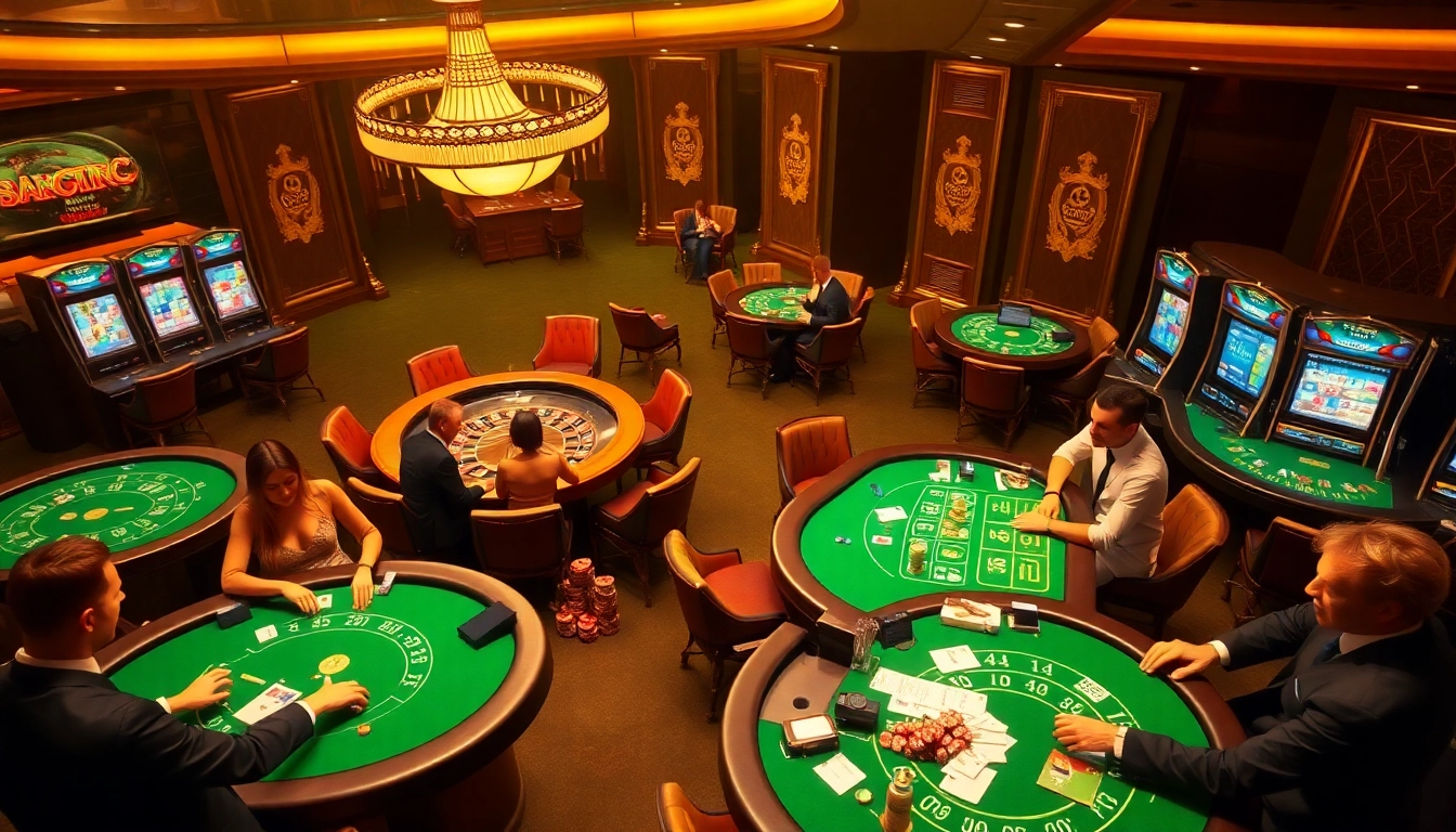 Experience the excitement of winning at https://58win.watch/ with a sophisticated casino scene filled with dynamic gameplay.