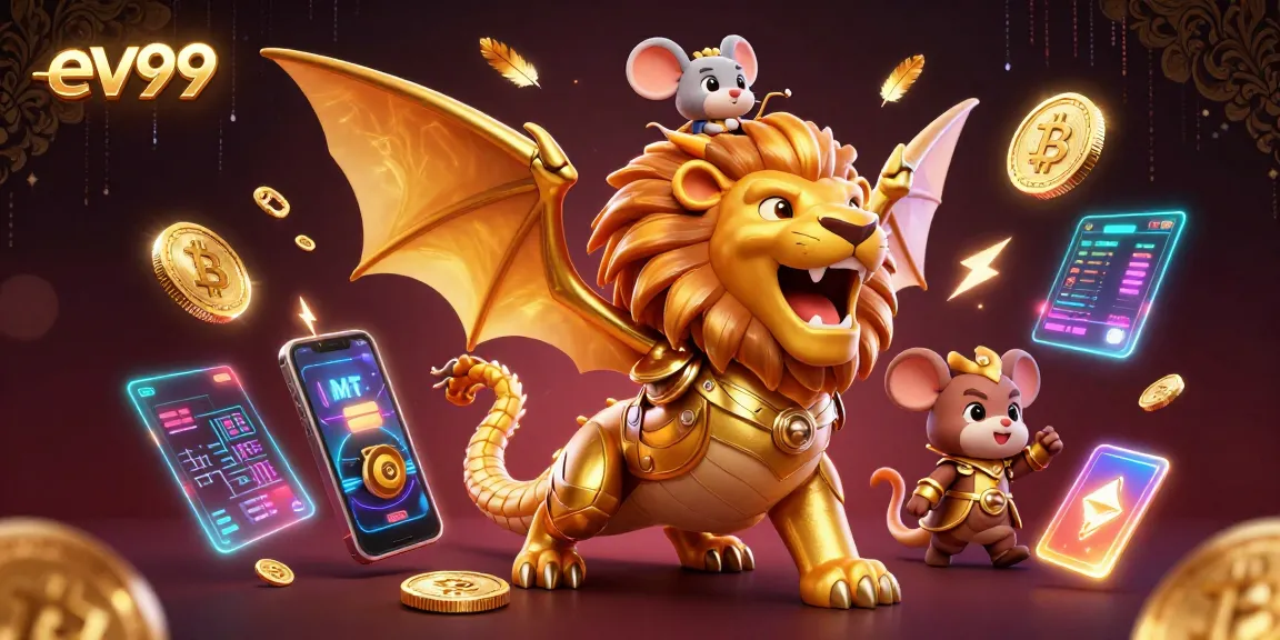 Join the adventure with ev99 amidst coin surprises and exotic characters in a dynamic casino realm.