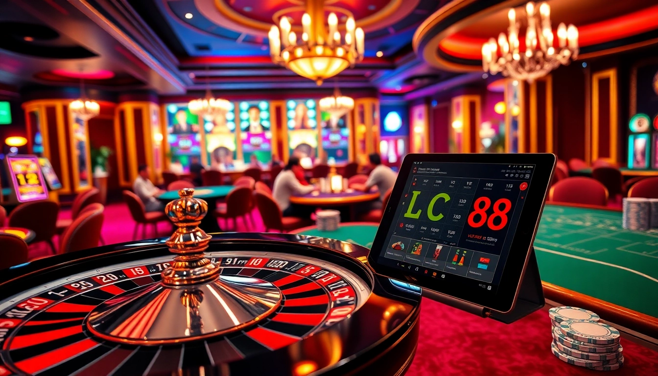 Experience the excitement of LC88 with vibrant casino games and thrilling poker action.