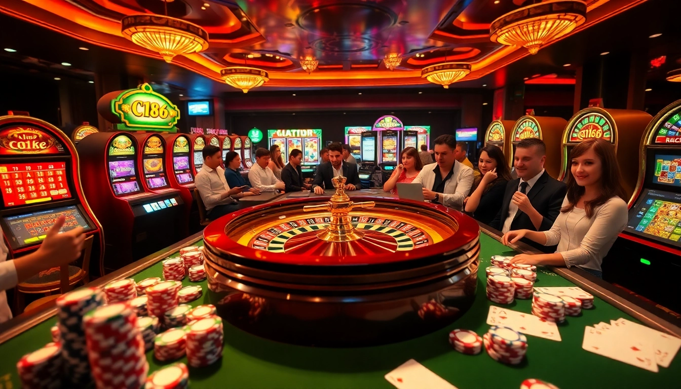 Experience thrilling moments at https://c168game.com/ with engaging casino games, poker, and roulette in a luxurious setting.