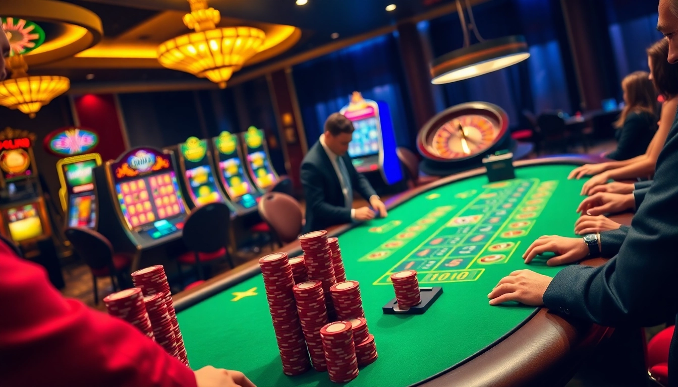 Experience the vibrant energy of Typhu88 casino with immersive blackjack and slot games.