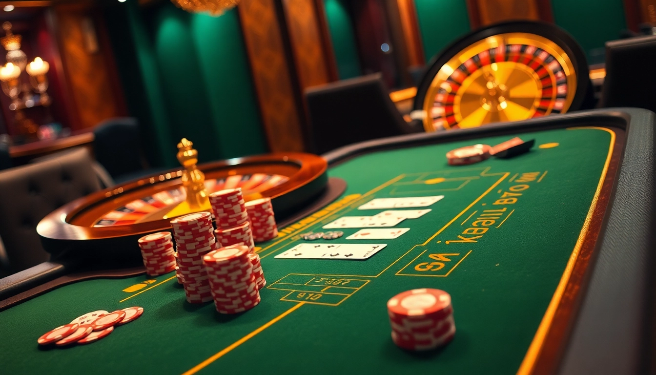 Experience the excitement of Blackjack and Poker at 98win with luxurious tables and vibrant chips.