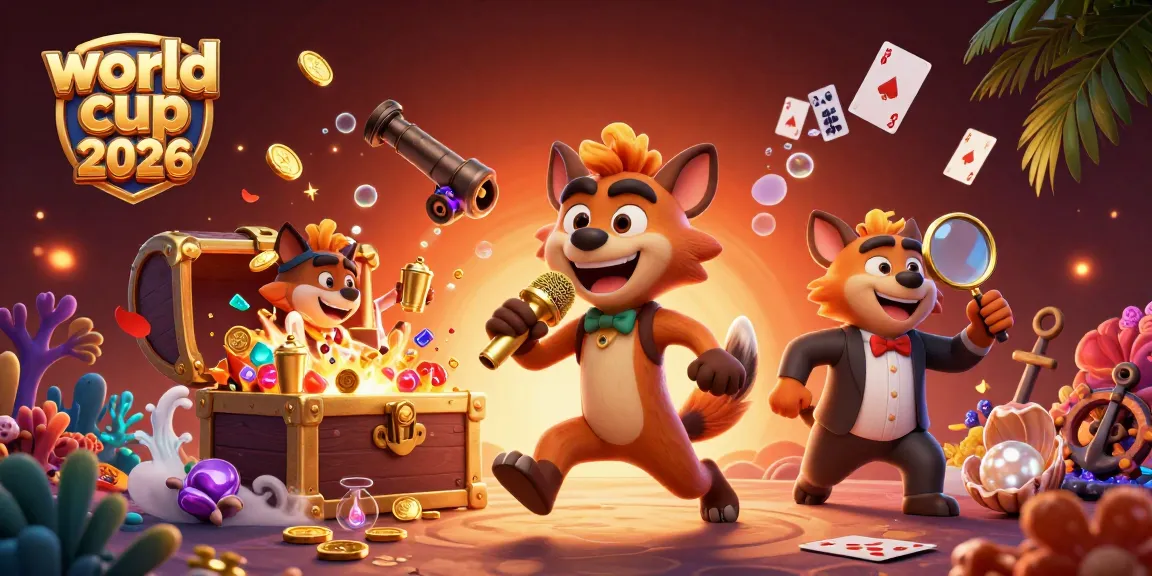 Experience thrilling world cup 2026 casino action with vibrant hyenas and festive ambiance.