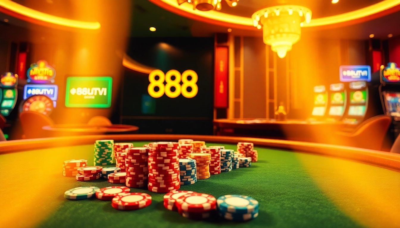 Experience exhilarating gameplay at 888VI's vibrant high-stakes poker table, inviting players to join the action.