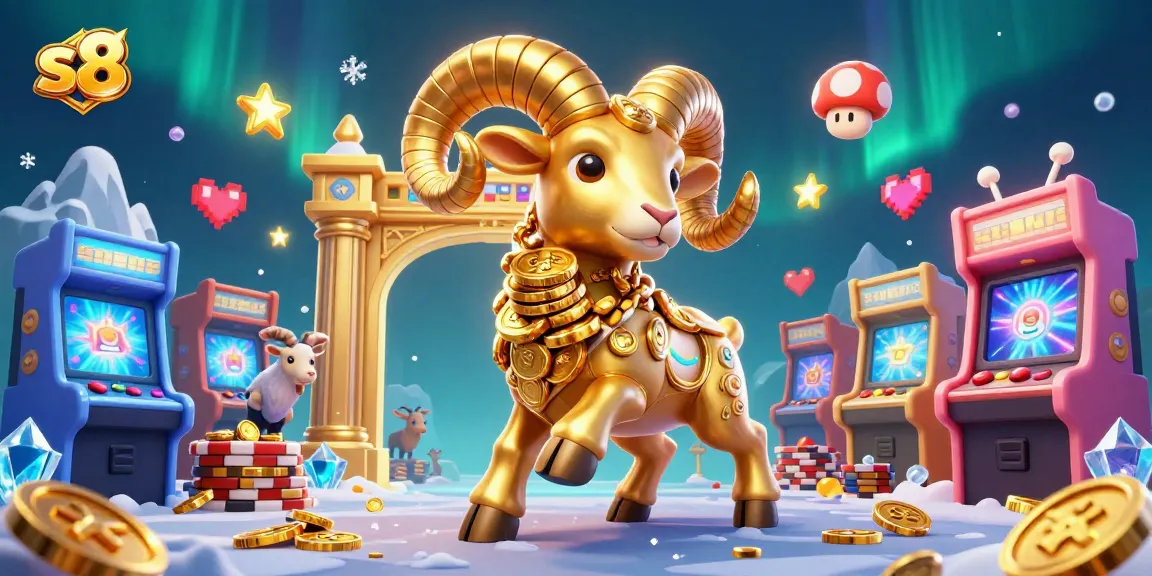 Engage with the exciting world of s8 through a vibrant and dynamic 3D illustration of epic casino experiences.