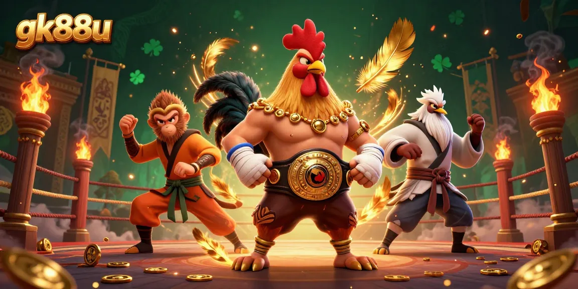 Engage with gk88u's thrilling casino scene featuring dynamic characters and vibrant gambling elements.