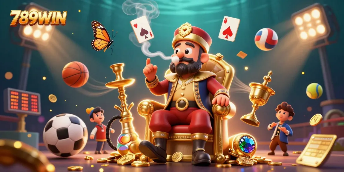 Experience thrilling adventures with 789WIN as characters celebrate in an exciting casino scene.