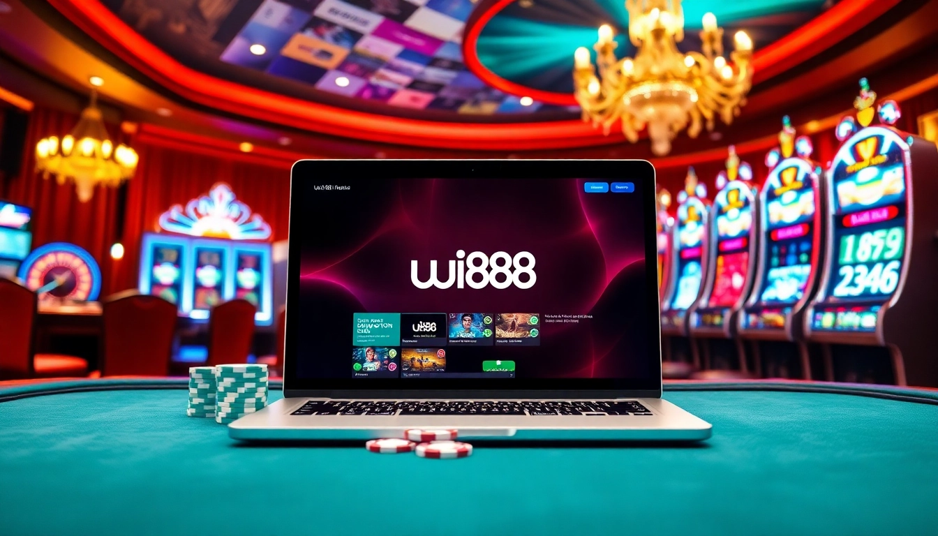 Experience thrilling casino action at uu88 with vibrant tables and engaging slot machines.