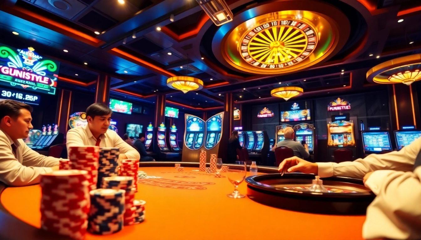 Intense players strategizing at a poker table while enjoying the luxurious atmosphere at https://suncity.one/ casino.