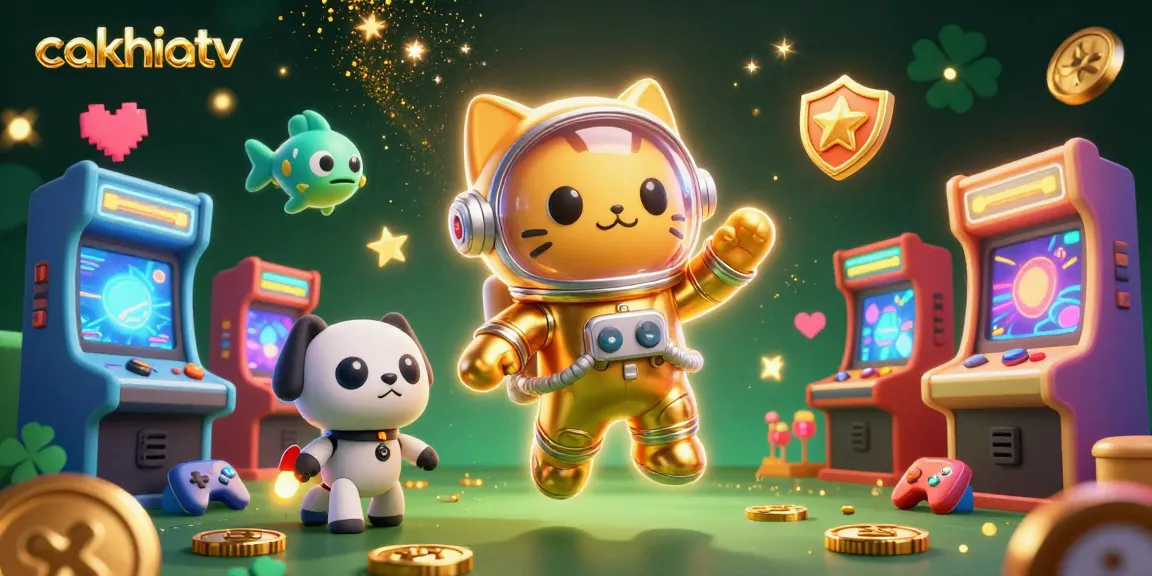 Cakhiatv immerses bettors in a vibrant cartoon universe of golden gaming excitement.