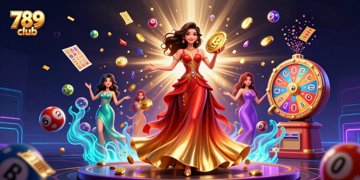 Experience thrilling gameplay at 789 club with vibrant lottery elements and captivating characters.
