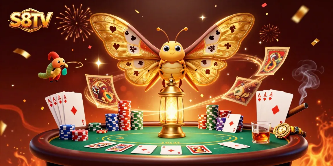 Experience the thrill of S8TV with vibrant casino scenes and dynamic betting elements.