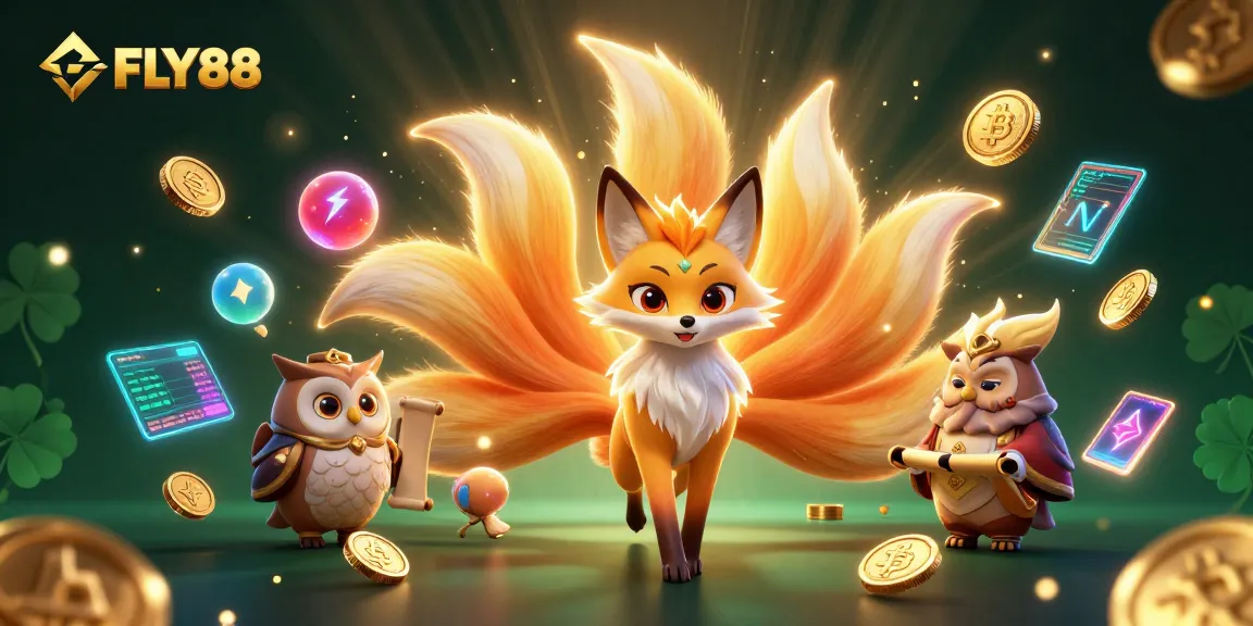 Engage in exciting gameplay at FLY88 with dynamic characters and vibrant casino elements.