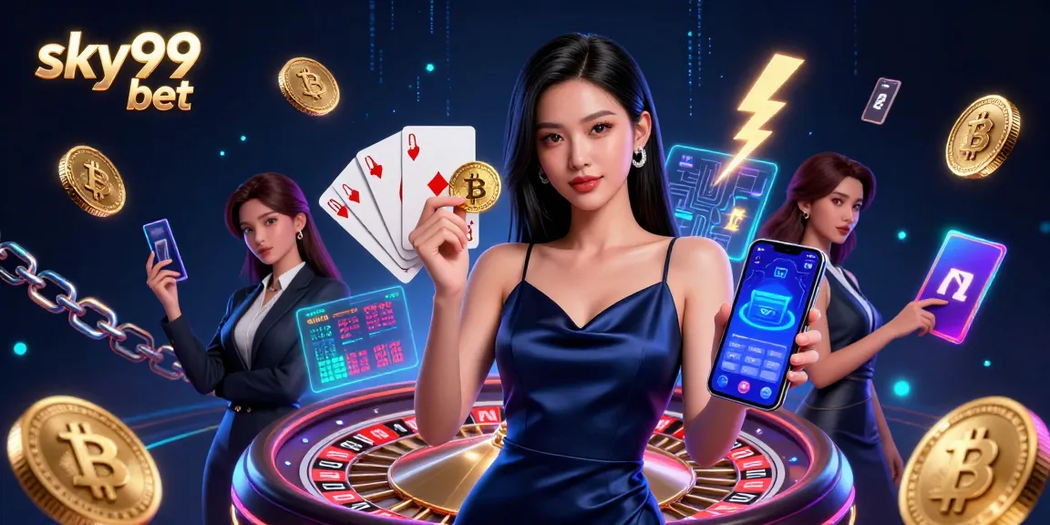 Rasakan permainan mendebarkan dengan sky99 bet saat seorang wanita menakjubkan menyoroti kegembiraan kasino digital.