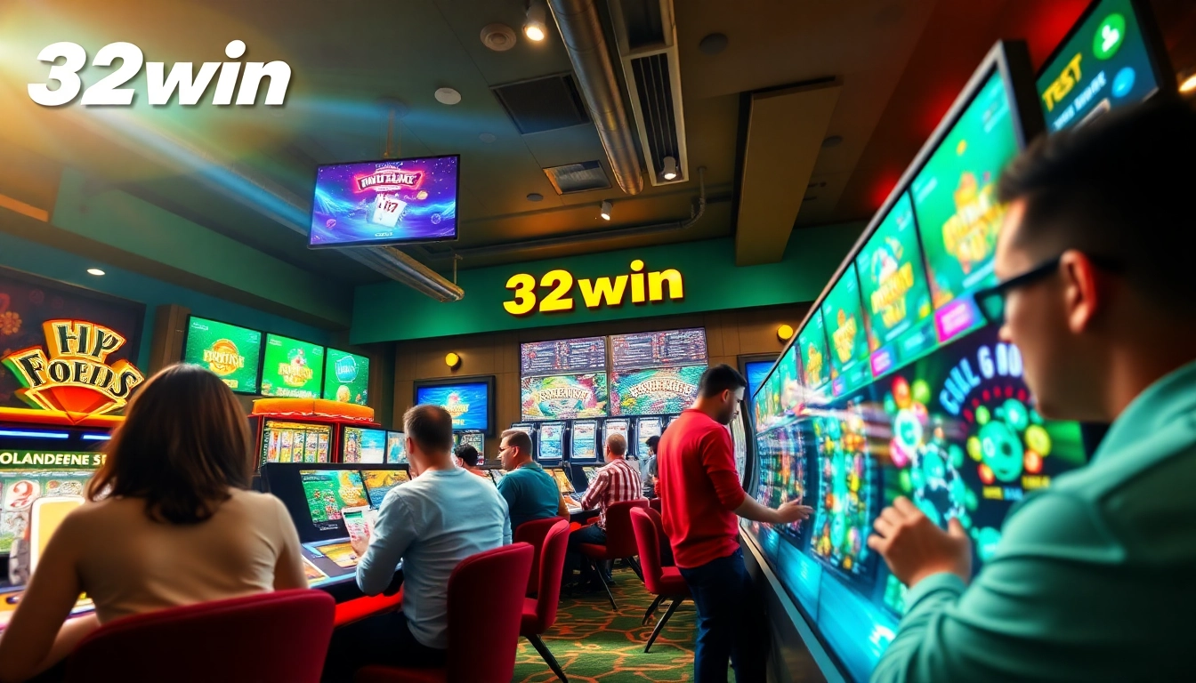Experience the thrill of 32win trang chủ with an engaging online gaming atmosphere featuring diverse casino games.
