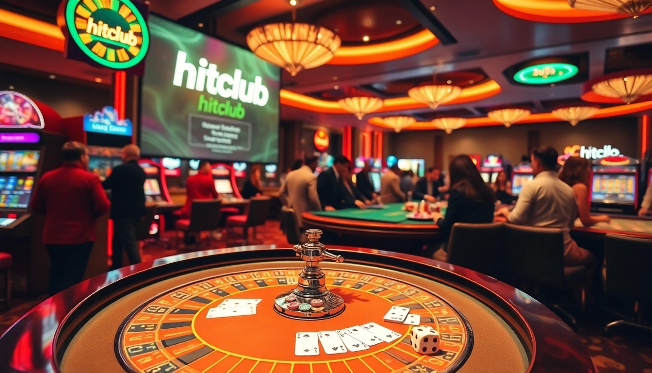 Experience thrilling gaming at Hitclub with engaging slot machines and exciting table games.