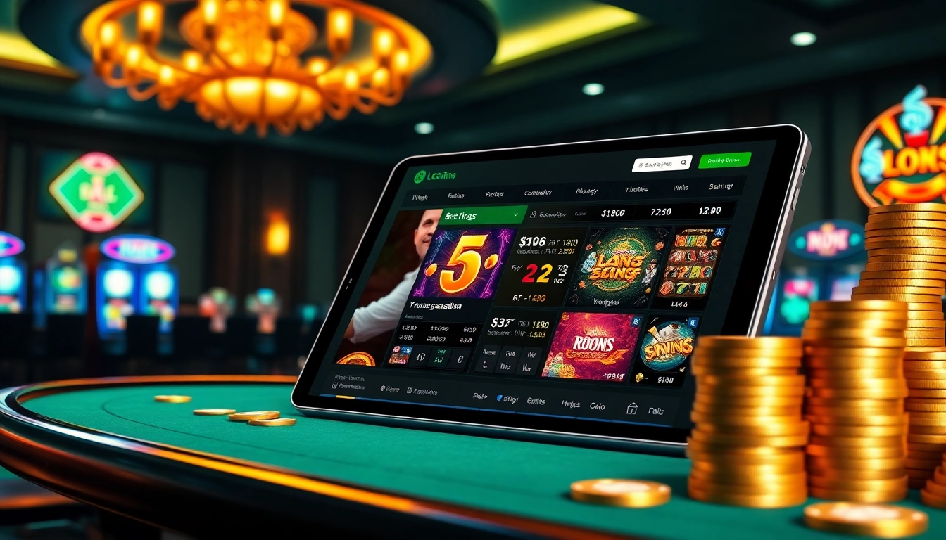 Experience ultimate gaming excitement with LC88's vibrant casino atmosphere and modern betting options.