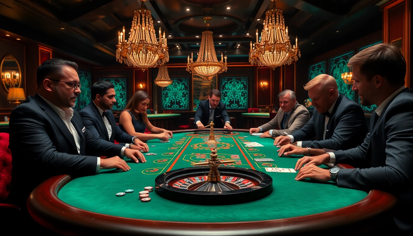 Participating in a thrilling game at the mint88 casino table, showcasing vibrant poker action.