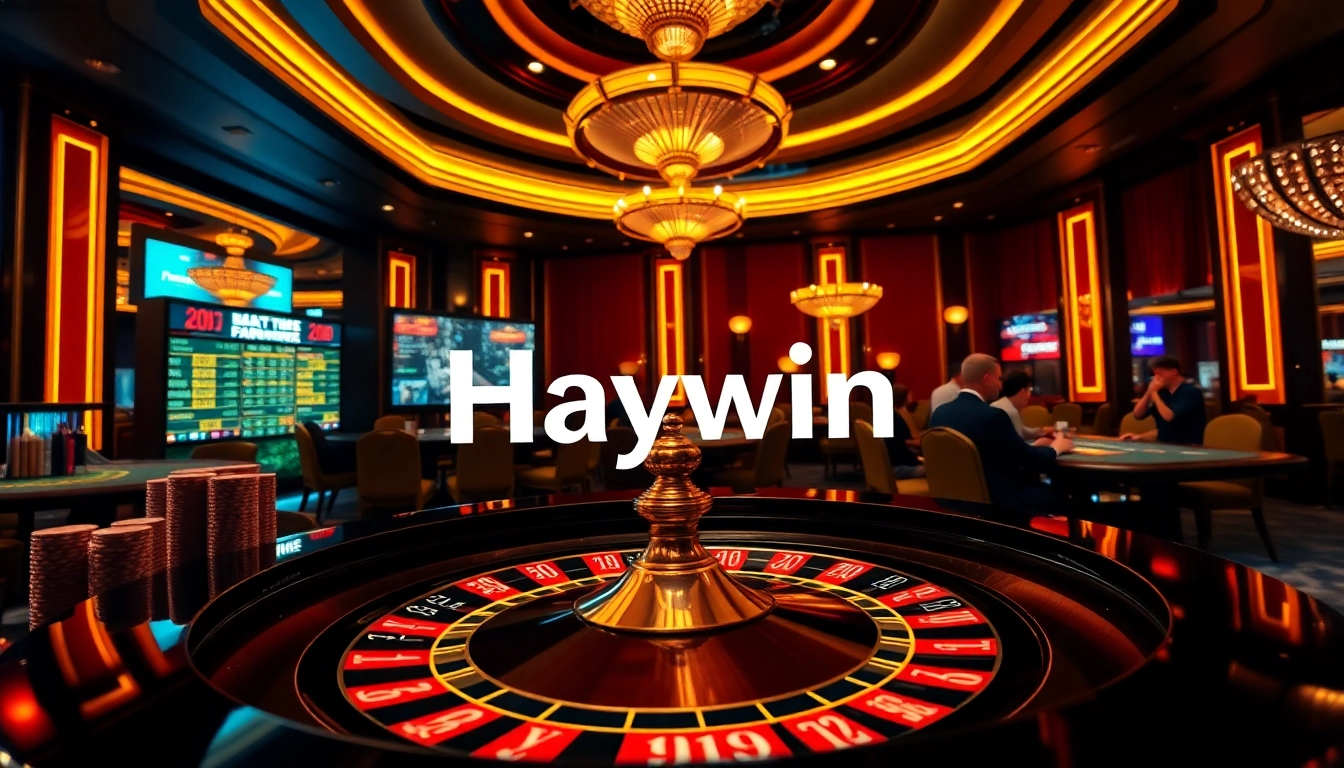 Experience the excitement of Haywin with thrilling casino games and vibrant roulette action.